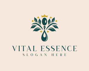 Essential Oil Wellness logo design