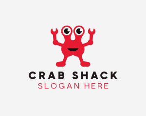 Robot Crab Technology logo design