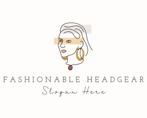 Elegant Fashion Lady  logo design