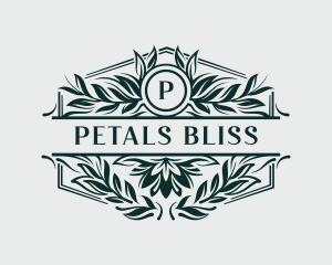 Wedding Flower Gardening  logo design