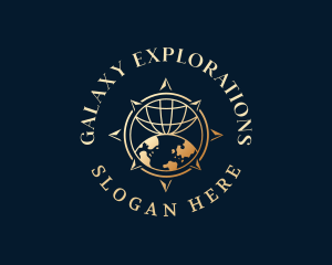 Luxury Global Compass logo design