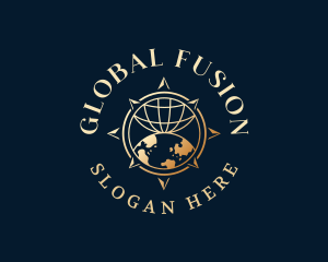 Luxury Global Compass logo design