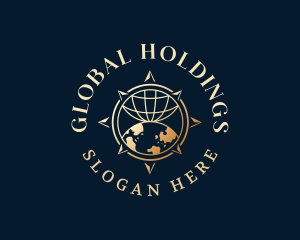 Luxury Global Compass logo design