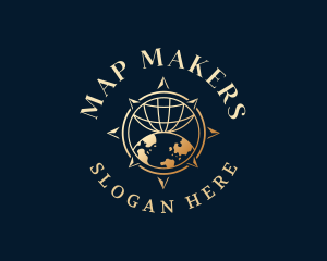 Luxury Global Compass logo design