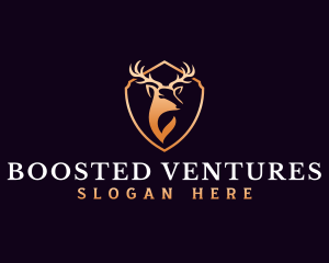 Luxury Antler Horn logo design