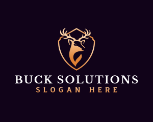 Luxury Antler Horn logo design