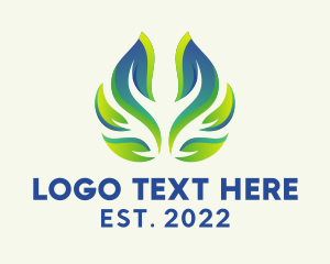 3D Herbal Leaf Gardening  logo