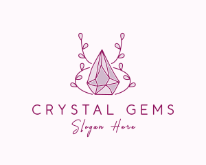 Crystal Gem Boutique logo design