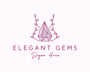 Crystal Gem Boutique logo design