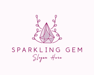 Crystal Gem Boutique logo design