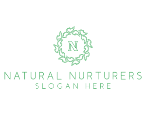 Natural Leaves Farm logo design