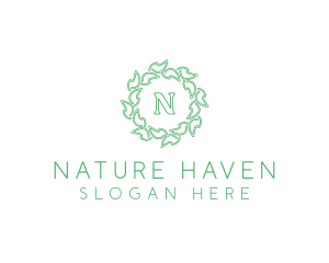 Natural Leaves Farm logo design