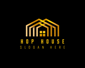 Roof House Architecture logo design