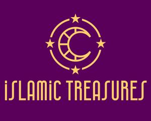 Islamic Moon Stars  logo