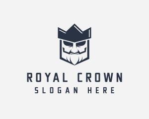 Medieval Mad King logo design