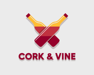 Winery Bar Liquor logo design