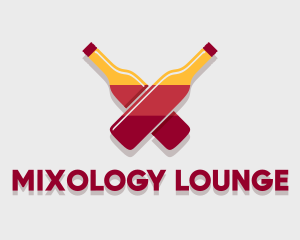 Winery Bar Liquor logo design