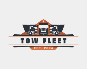 Truck Cargo Logistics logo design