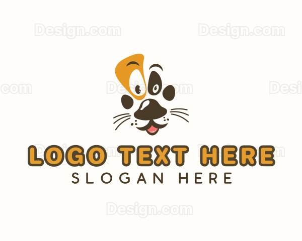 Pet Dog Paw Logo