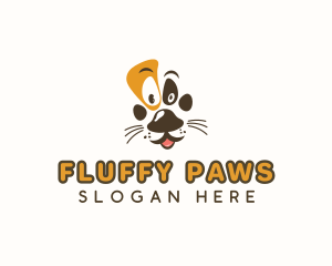 Pet Dog Paw logo design