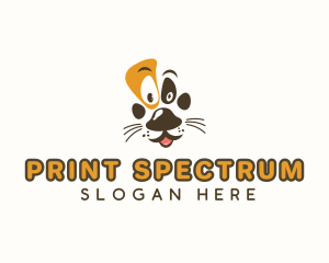 Pet Dog Paw logo design