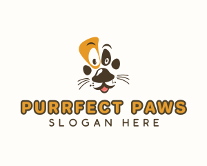 Pet Dog Paw logo design