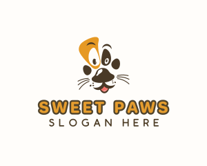 Pet Dog Paw logo design