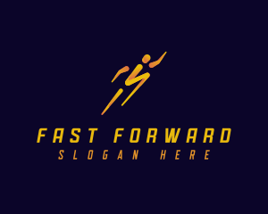 Athletic Sports Runner logo design