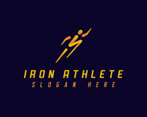 Athletic Sports Runner logo design