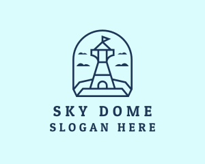 Sky Lighthouse Turret  logo design