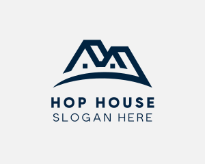 House Roofing Arc logo design