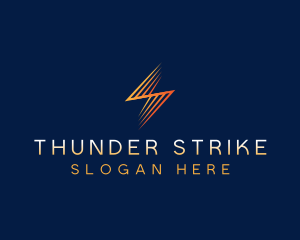 Electric Thunder Bolt logo design