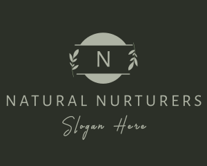 Nature Plant Leaf logo design