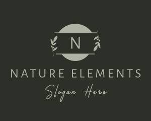 Nature Plant Leaf logo design