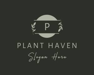 Nature Plant Leaf logo design