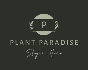 Nature Plant Leaf logo design