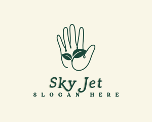 Gardener Hand Plant logo