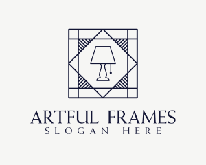 Antique Frame Lamp logo design