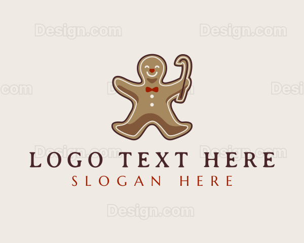 Sweet Gingerbread Cookie Logo