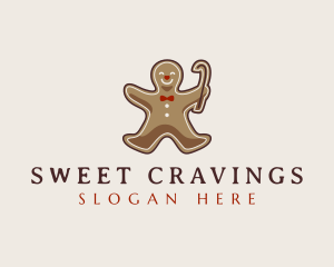 Sweet Gingerbread Cookie logo design