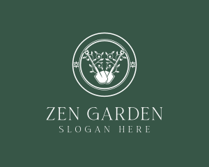 Gardening Vine Shovel logo design