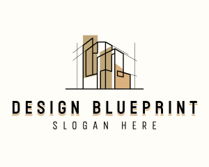 Blueprint Architecture Construction logo