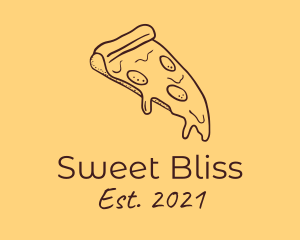 Pizzeria Pizza Slice  logo design