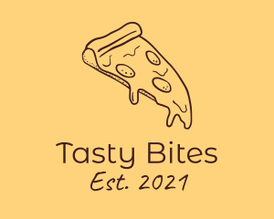 Pizzeria Pizza Slice  logo design