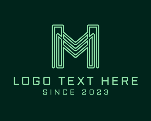 Business Tech Letter M  logo