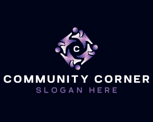 People Community Association logo design