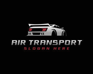 Transportation Race Car logo design