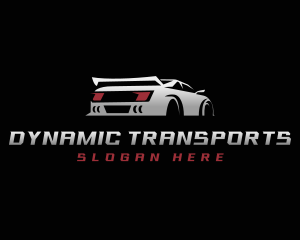 Transportation Race Car logo design