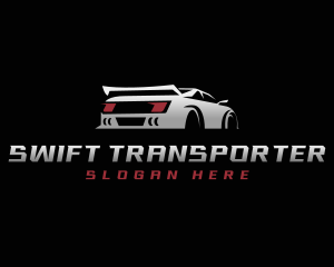 Transportation Race Car logo design