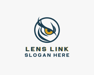 Wild Animal Eye Lens logo design